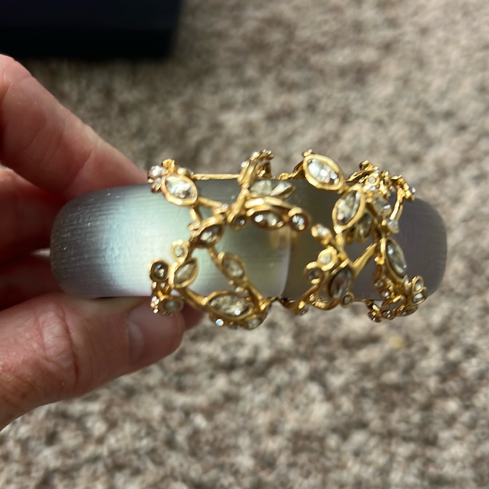 Alexis Bittar hinged bracelet lavender